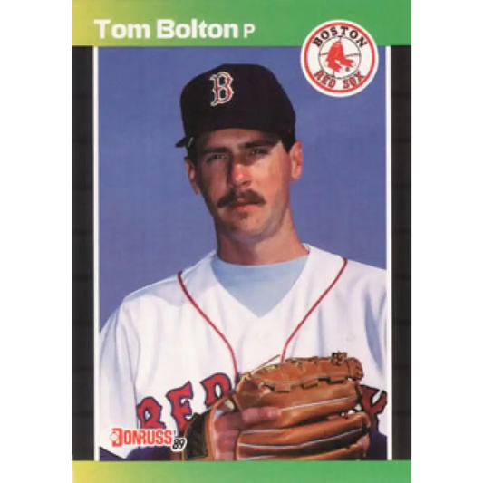 1989 Donruss #539 Tom Bolton DP NM-MT Boston Red Sox Baseball Card Image 1