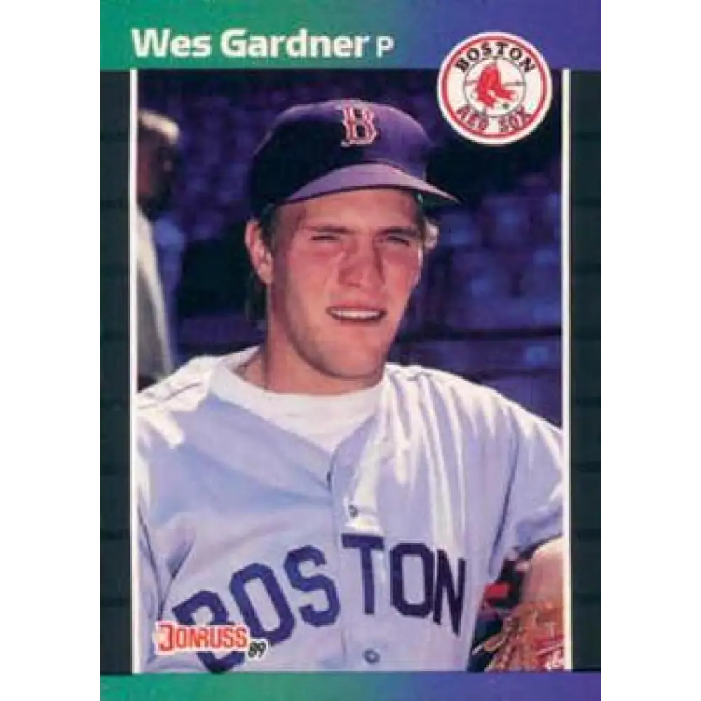 1989 Donruss #541 Wes Gardner DP NM-MT Boston Red Sox Baseball Card Image 1