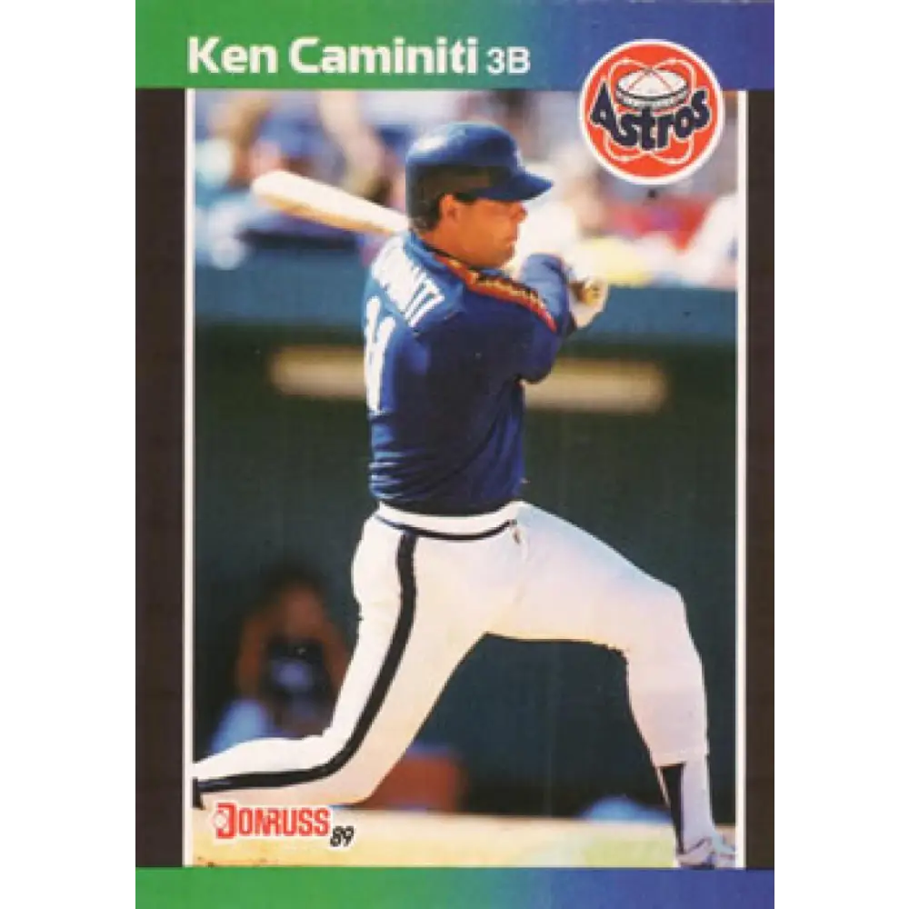 1989 Donruss #542 Ken Caminiti DP NM-MT Houston Astros Baseball Card Image 1