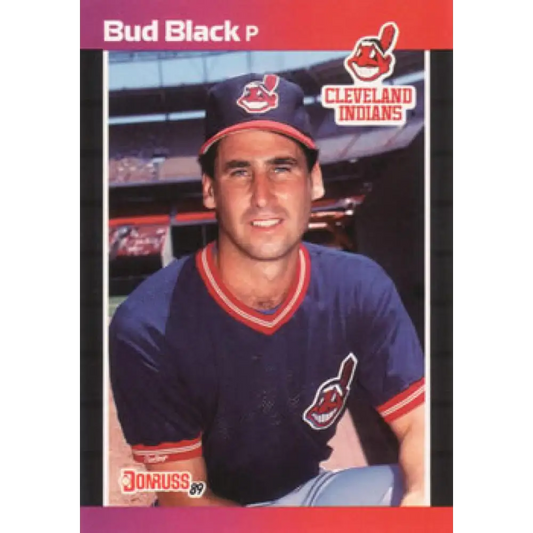 1989 Donruss #556 Bud Black DP NM-MT Cleveland Indians Baseball Card Image 1