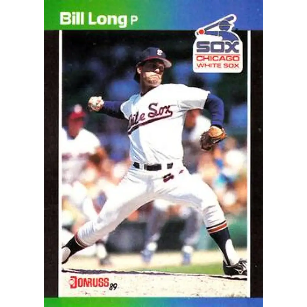 1989 Donruss #573 Bill Long DP NM-MT Chicago White Sox Baseball Card Image 1