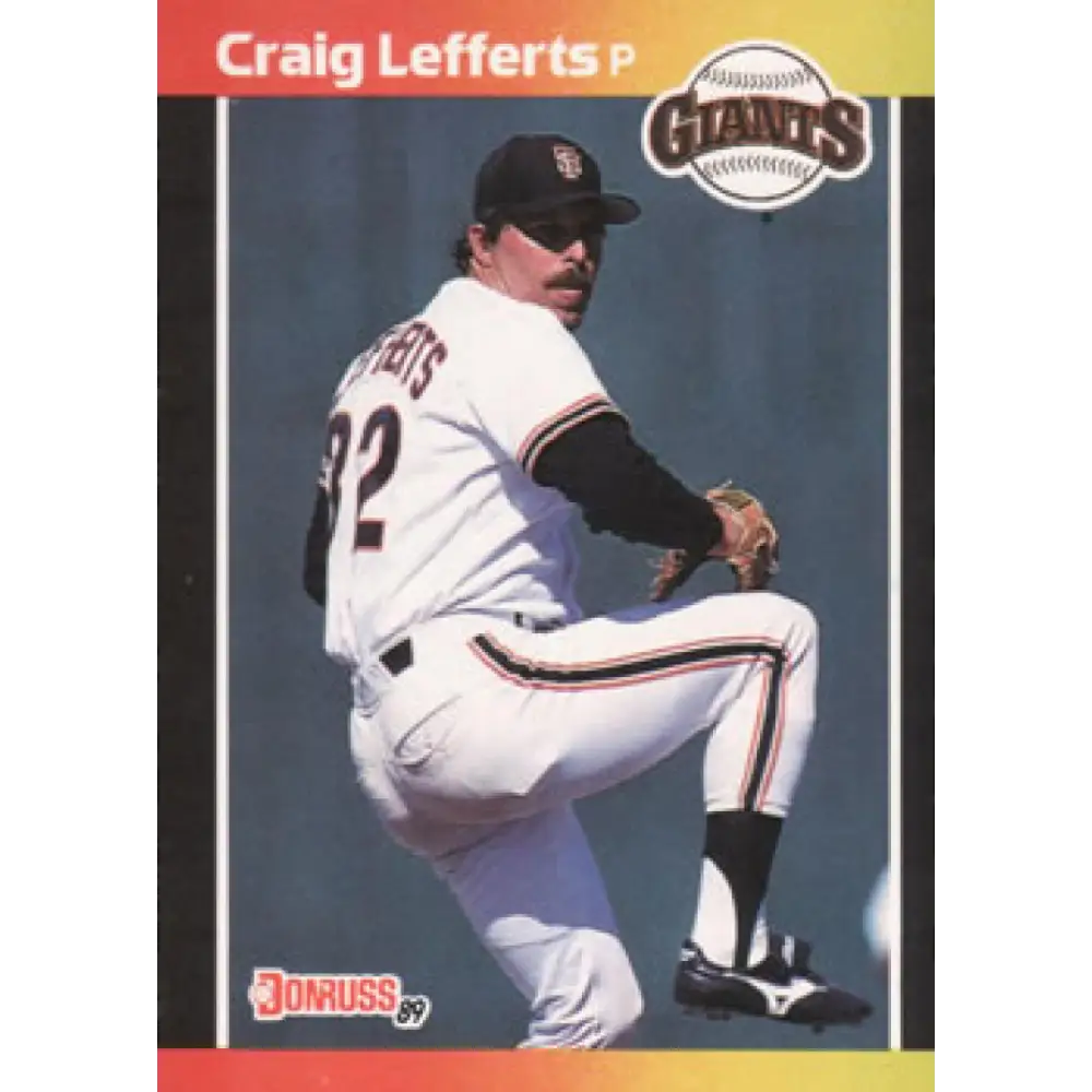 1989 Donruss #59 Craig Lefferts NM-MT San Francisco Giants Baseball Card Image 1