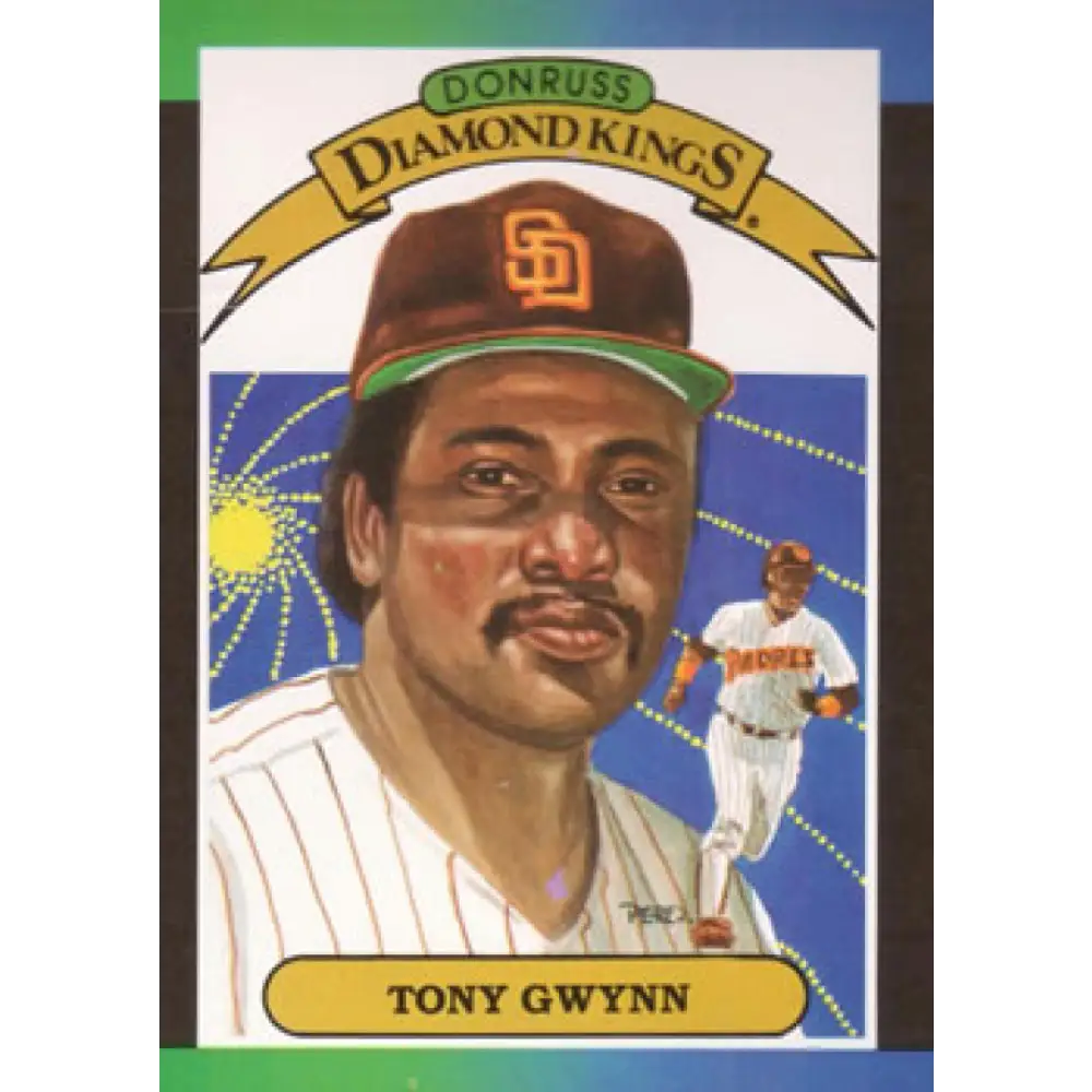 1989 Donruss #6 Tony Gwynn DK DP NM-MT San Diego Padres Baseball Card Image 1