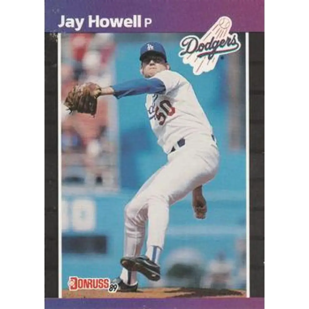 1989 Donruss #610 Jay Howell DP NM-MT Los Angeles Dodgers Baseball Card Image 1
