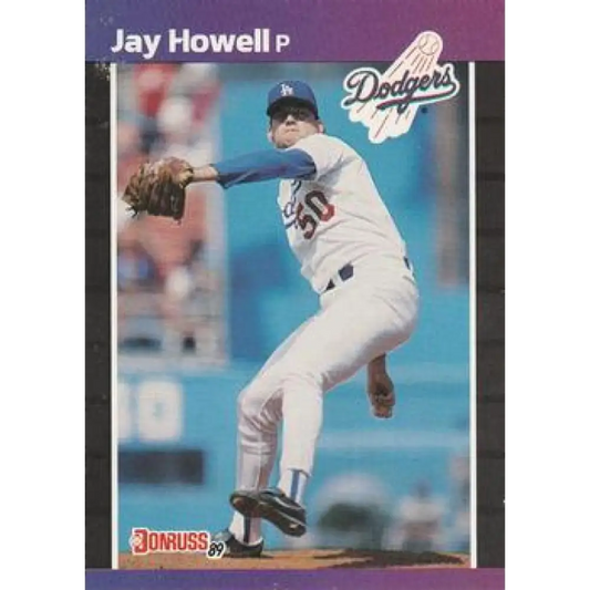 1989 Donruss #610 Jay Howell DP NM-MT Los Angeles Dodgers Baseball Card Image 1