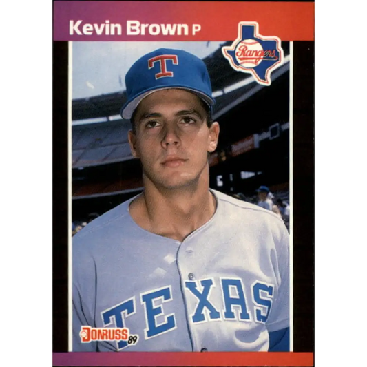 1989 Donruss #613 Kevin Brown DP NM-MT Texas Rangers Baseball Card Image 1
