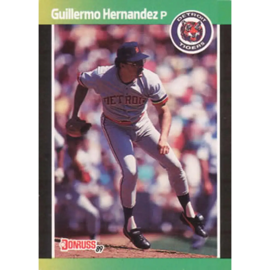 1989 Donruss #62 Guillermo Hernandez NM-MT Detroit Tigers Baseball Card Image 1