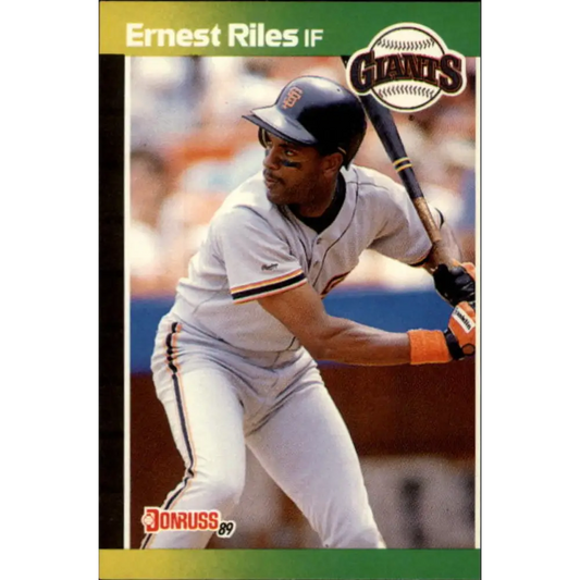 1989 Donruss #625 Ernest Riles DP NM-MT San Francisco Giants Baseball Card Image 1