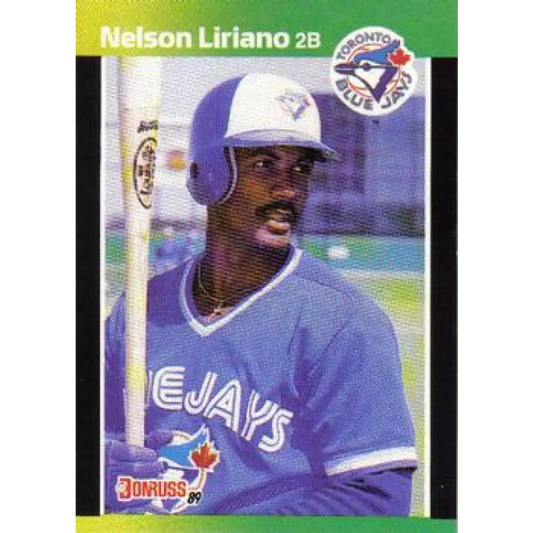 1989 Donruss #627 Nelson Liriano DP NM-MT Toronto Blue Jays Baseball Card Image 1