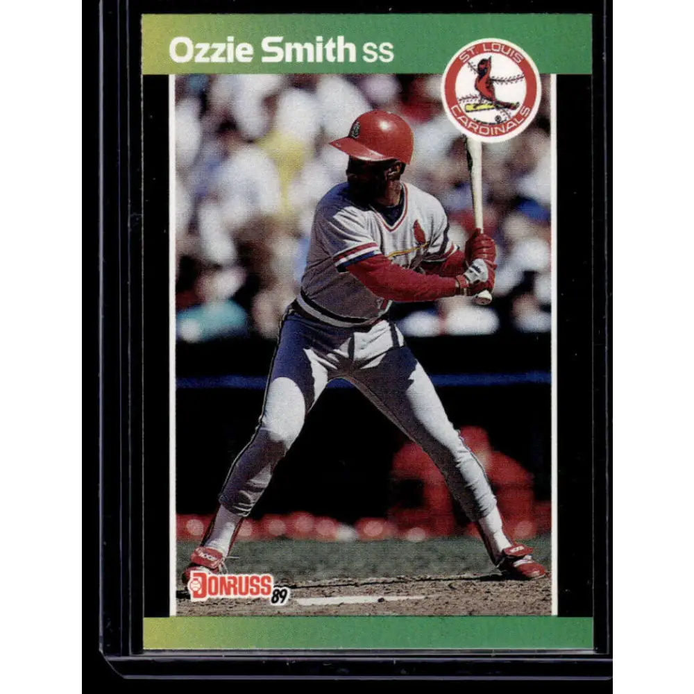 1989 Donruss #63 Ozzie Smith St. Louis Cardinals NM-MT Baseball Card Image 1