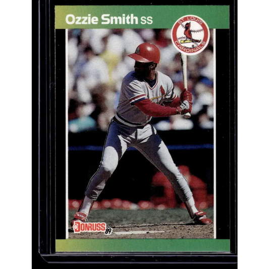 1989 Donruss #63 Ozzie Smith St. Louis Cardinals NM-MT Baseball Card Image 1