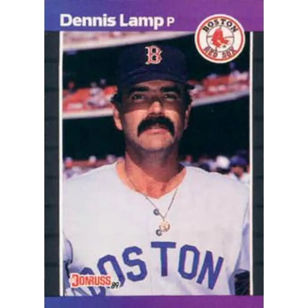1989 Donruss #633 Dennis Lamp NM-MT Boston Red Sox Baseball Card Image 1