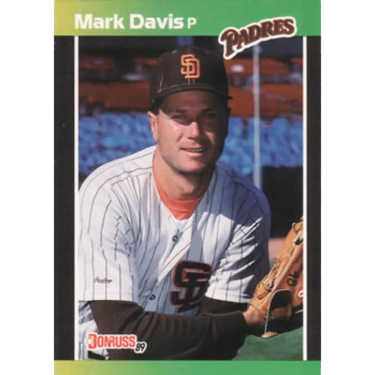 1989 Donruss #65 Mark Davis NM-MT San Diego Padres Baseball Card Image 1