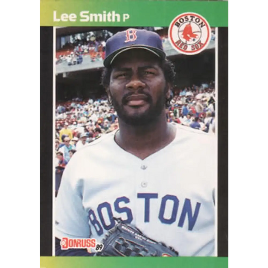 1989 Donruss #66 Lee Smith NM-MT Boston Red Sox Baseball Card Image 1