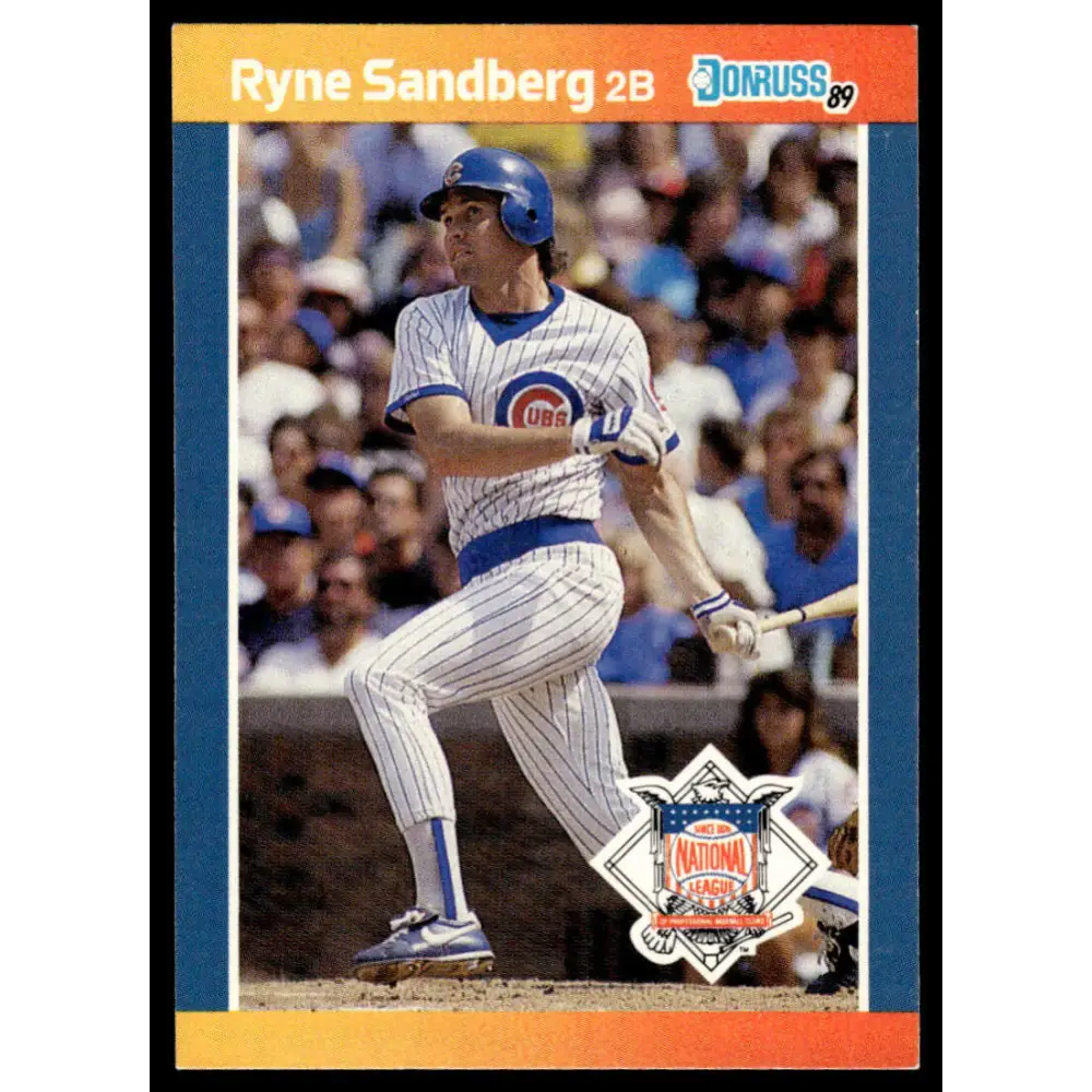1989 Donruss All-Stars #35 Ryne Sandberg EX Chicago Cubs Baseball Card Image 1
