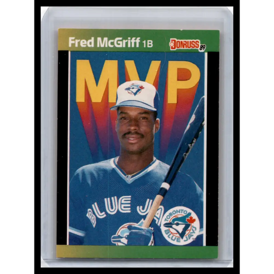 1989 Donruss #BC-19d Fred McGriff NM-MT Toronto Blue Jays Baseball Card Image 1