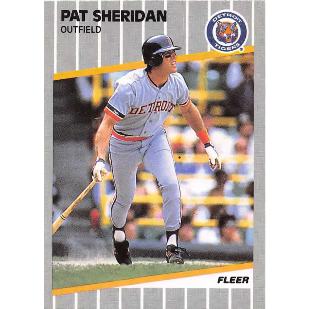 1989 Fleer #146 Pat Sheridan EX Excellent Detroit Tigers Baseball Card  Image 1