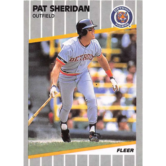 1989 Fleer #146 Pat Sheridan EX Excellent Detroit Tigers Baseball Card  Image 1