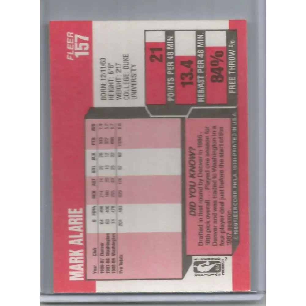 1989 Fleer #157 Kal Daniels EX Excellent Cincinnati Reds Baseball Card  Image 2