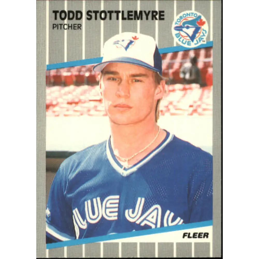 1989 Fleer #245 Todd Stottlemyre EX Excellent Toronto Blue Jays Baseball Card  Image 1