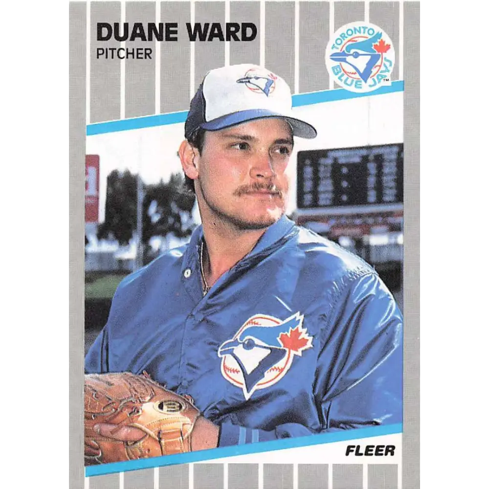 1989 Fleer #246 Duane Ward EX Excellent Toronto Blue Jays Baseball Card  Image 1