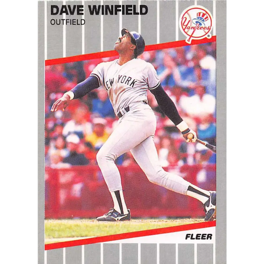 1989 Fleer #274 Dave Winfield EX Excellent New York Yankees Baseball Card  Image 1