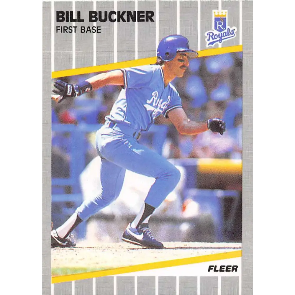 1989 Fleer #278 Bill Buckner EX Excellent Kansas City Royals Baseball Card  Image 1
