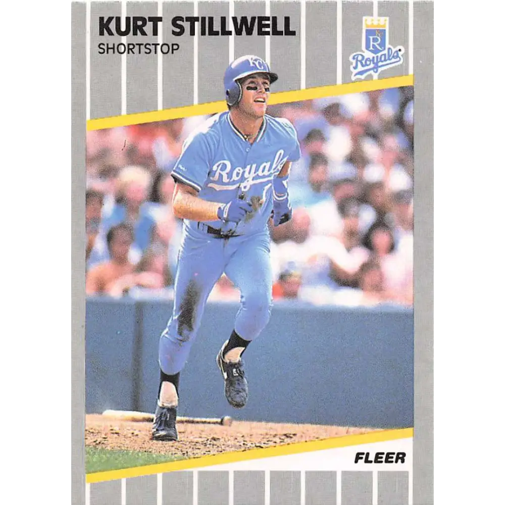 1989 Fleer #293 Kurt Stillwell EX Excellent Kansas City Royals Baseball Card  Image 1