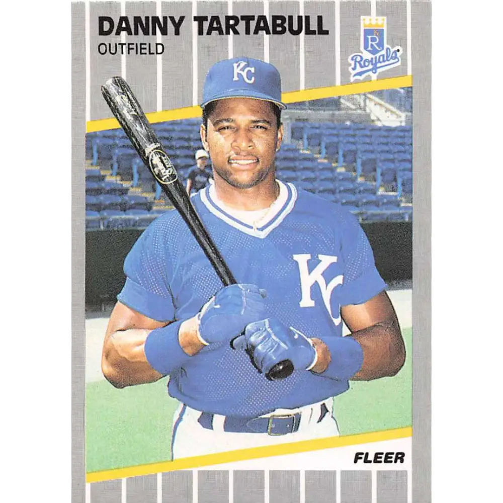 1989 Fleer #295 Danny Tartabull EX Excellent Kansas City Royals Baseball Card  Image 1