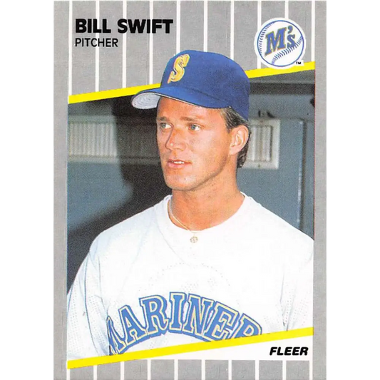 1989 Fleer #560 Bill Swift EX Excellent Seattle Mariners Baseball Card  Image 1