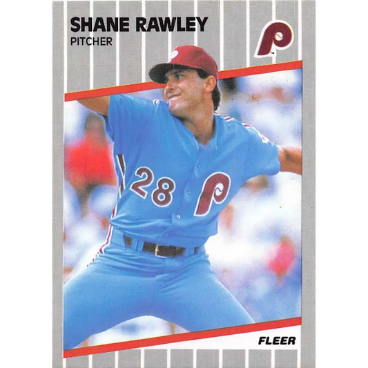 1989 Fleer #579 Shane Rawley EX Excellent Philadelphia Phillies Baseball Card  Image 1