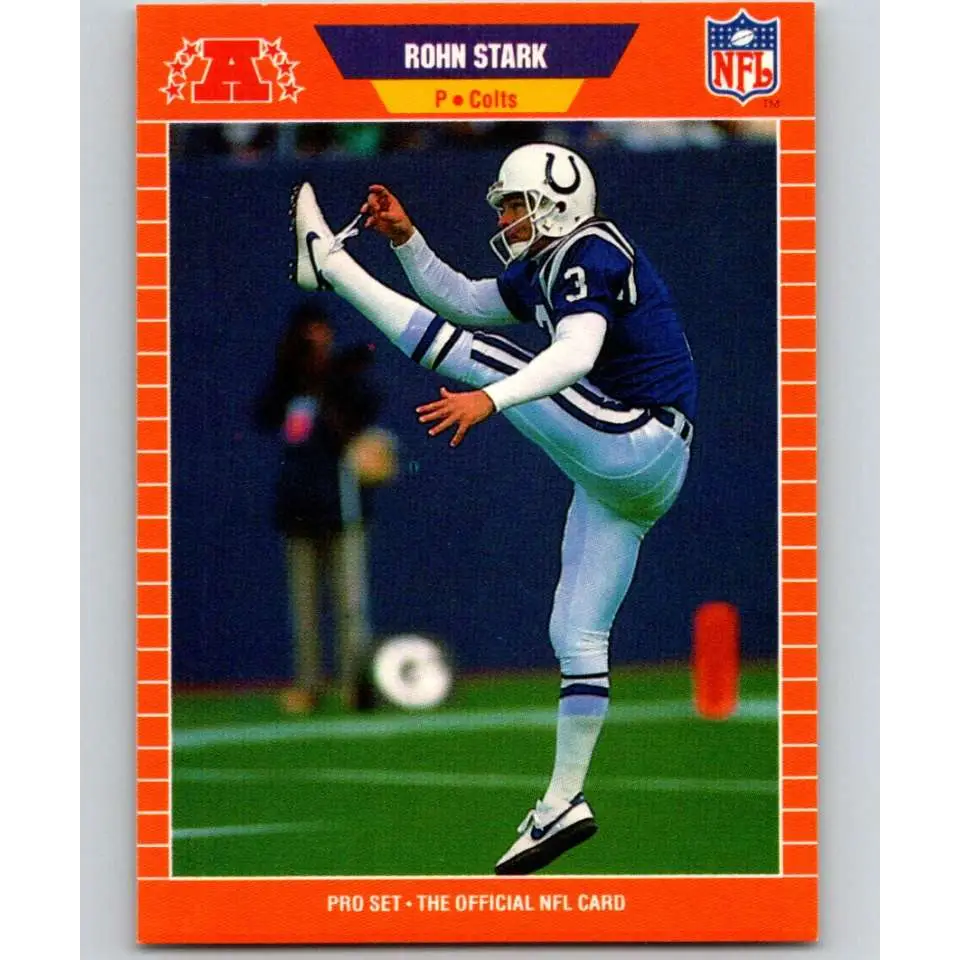 1989 Pro Set #164 Rohn Stark NM-MT Indianapolis Colts Football Card Image 1