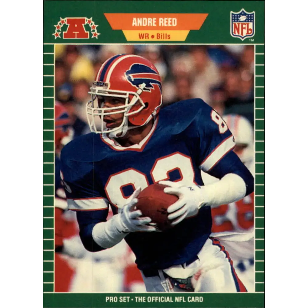 1989 Pro Set #26 Andre Reed NM-MT Buffalo Bills Football Card Image 1
