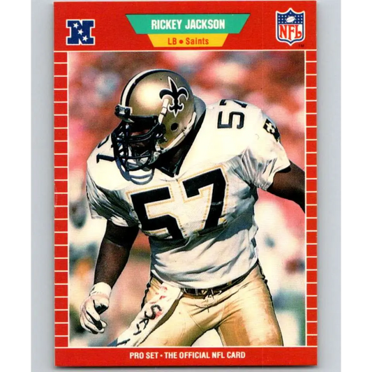 1989 Pro Set #270 Rickey Jackson NM-MT New Orleans Saints Football Card Image 1