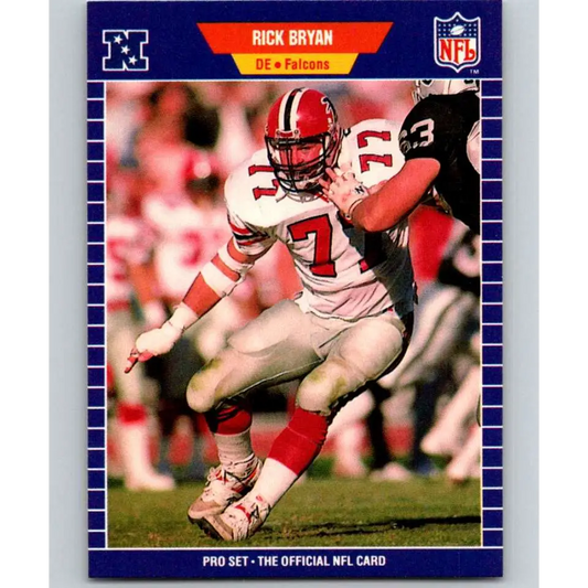 1989 Pro Set #3 Rick Bryan NM-MT Atlanta Falcons Football Card Image 1