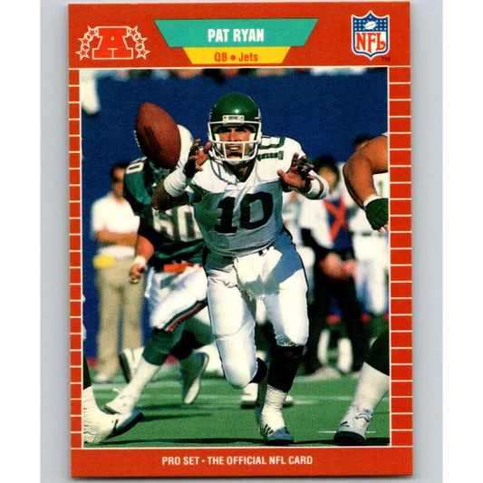 1989 Pro Set #306 Pat Ryan NM-MT New York Jets Football Card Image 1