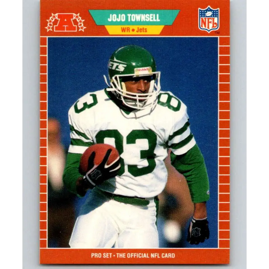 1989 Pro Set #309 Jo Jo Townsell NM-MT New York Jets Football Card Image 1