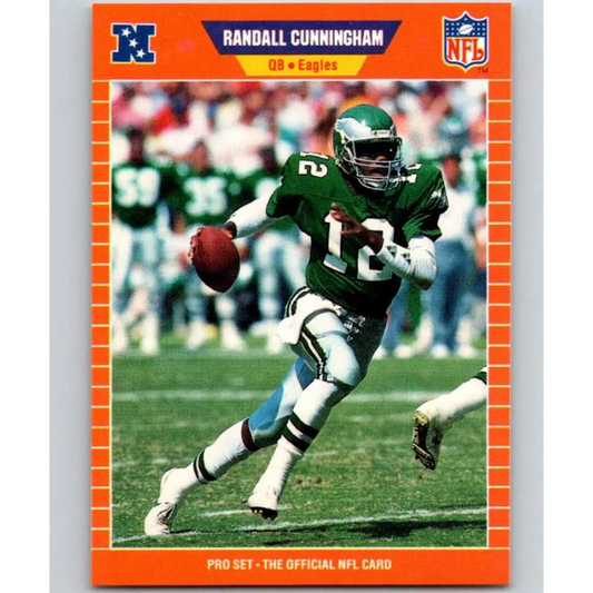 1989 Pro Set #315 Randall Cunningham NM-MT Philadelphia Eagles Football Card Image 1
