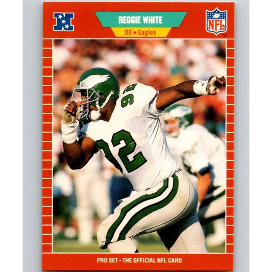 1989 Pro Set #325 Reggie White NM-MT Philadelphia Eagles Football Card Image 1