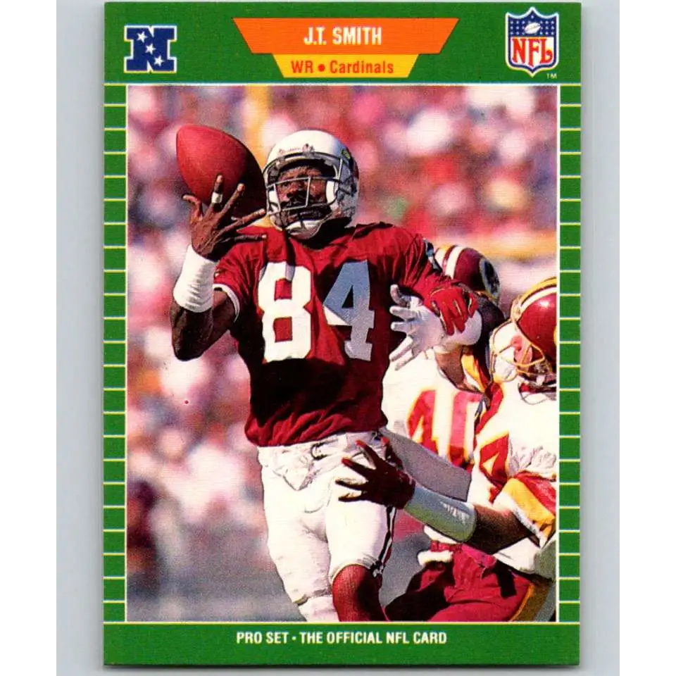 1989 Pro Set #339 J.T. Smith NM-MT Phoenix Cardinals Football Card Image 1