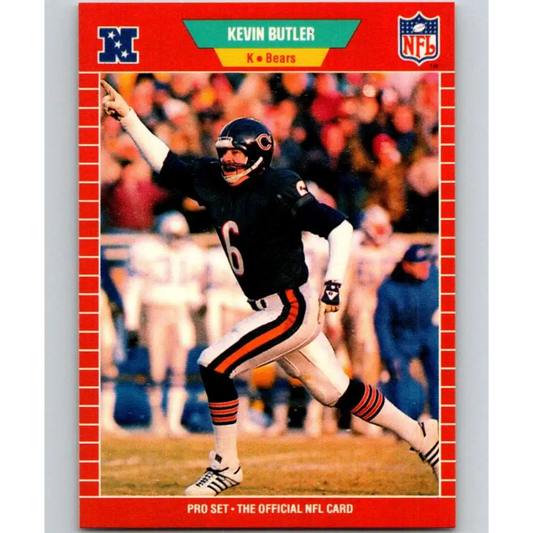 1989 Pro Set #36 Kevin Butler NM-MT Chicago Bears Football Card Image 1