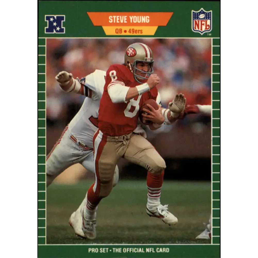 1989 Pro Set #388 Steve Young NM-MT San Francisco 49ers Football Card Image 1