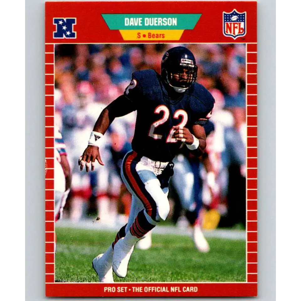 1989 Pro Set #39 Dave Duerson NM-MT Chicago Bears Football Card Image 1