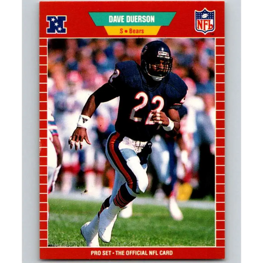 1989 Pro Set #39 Dave Duerson NM-MT Chicago Bears Football Card Image 1