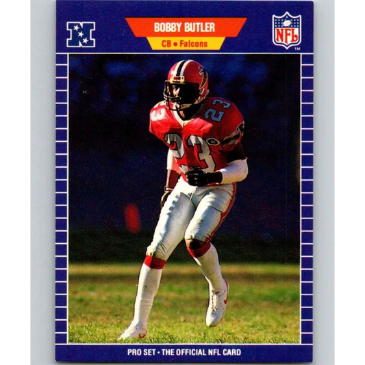 1989 Pro Set #4 Bobby Butler NM-MT Atlanta Falcons Football Card Image 1
