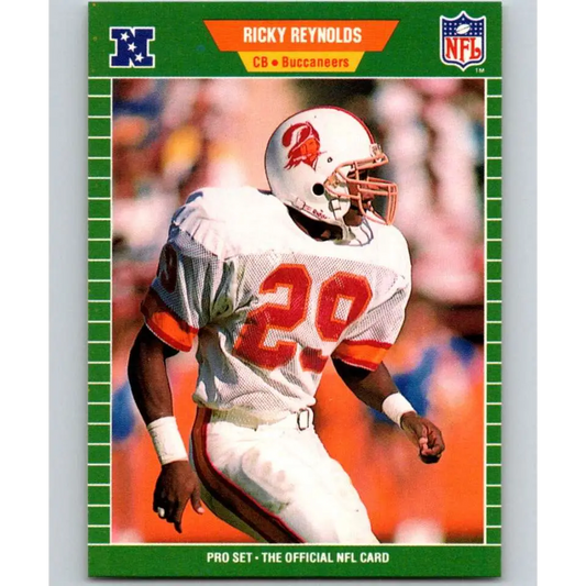1989 Pro Set #416 Ricky Reynolds NM-MT Tampa Bay Buccaneers Football Card Image 1