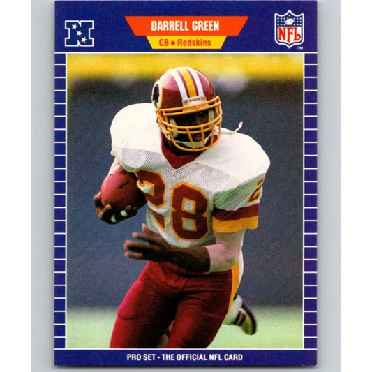 1989 Pro Set #426 Darrell Green NM-MT Washington Redskins Football Card Image 1