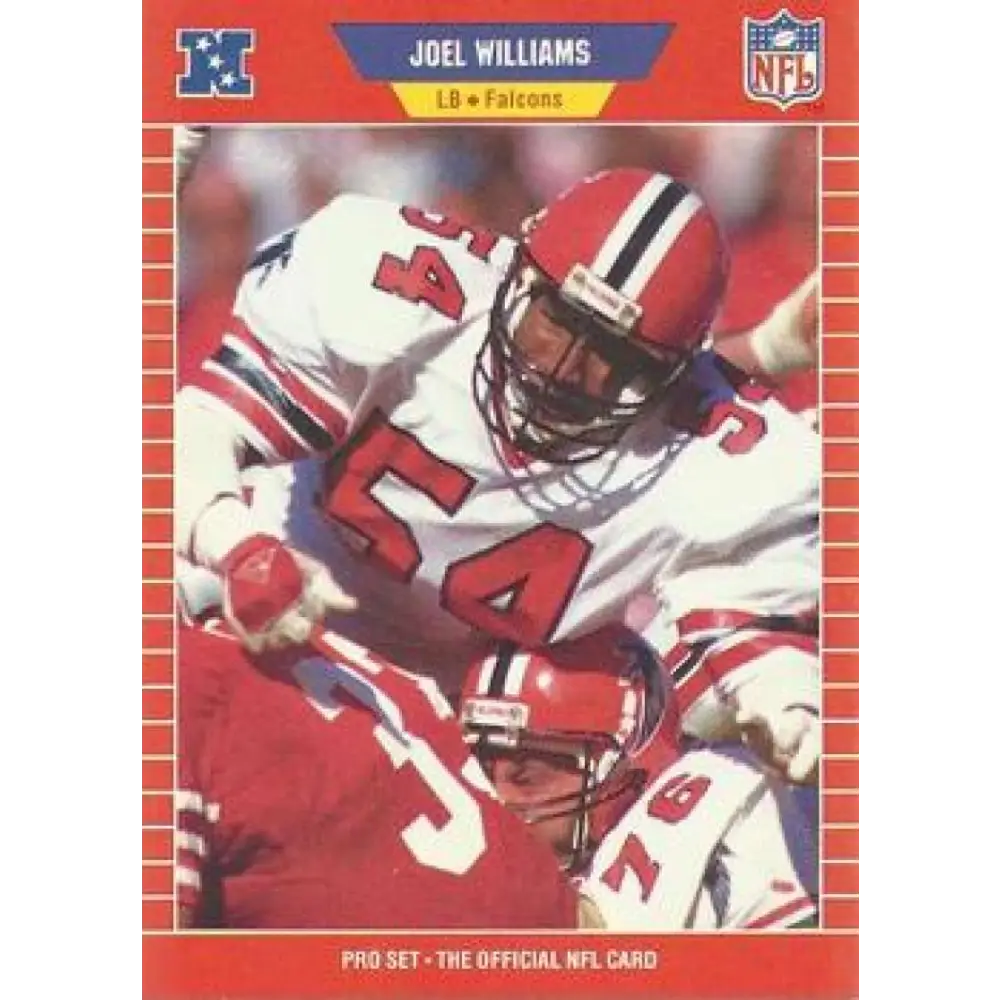 1989 Pro Set #442 Joel Williams NM-MT Atlanta Falcons Football Card Image 1