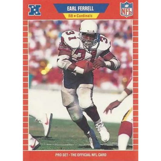 1989 Pro Set #475 Earl Ferrell NM-MT Phoenix Cardinals Football Card Image 1