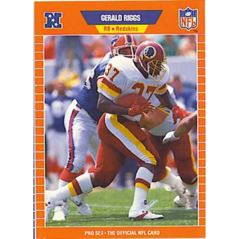 1989 Pro Set #483a Gerald Riggs NM-MT Washington Redskins Football Card Image 1